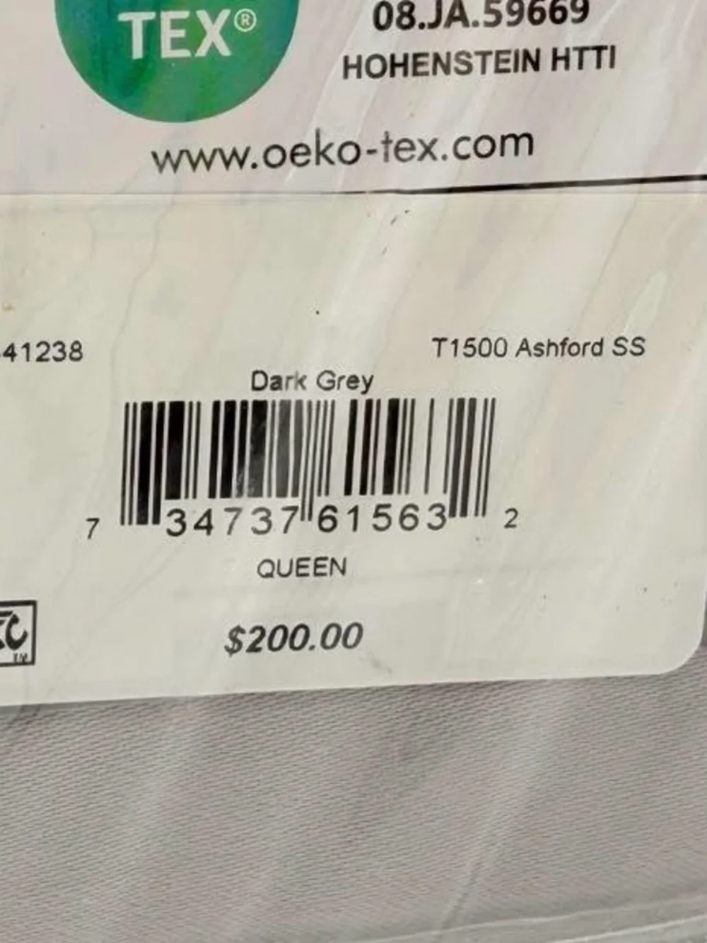 Que Ashford 1500 Thread Count Queen Sheet Set in Soft Mauve